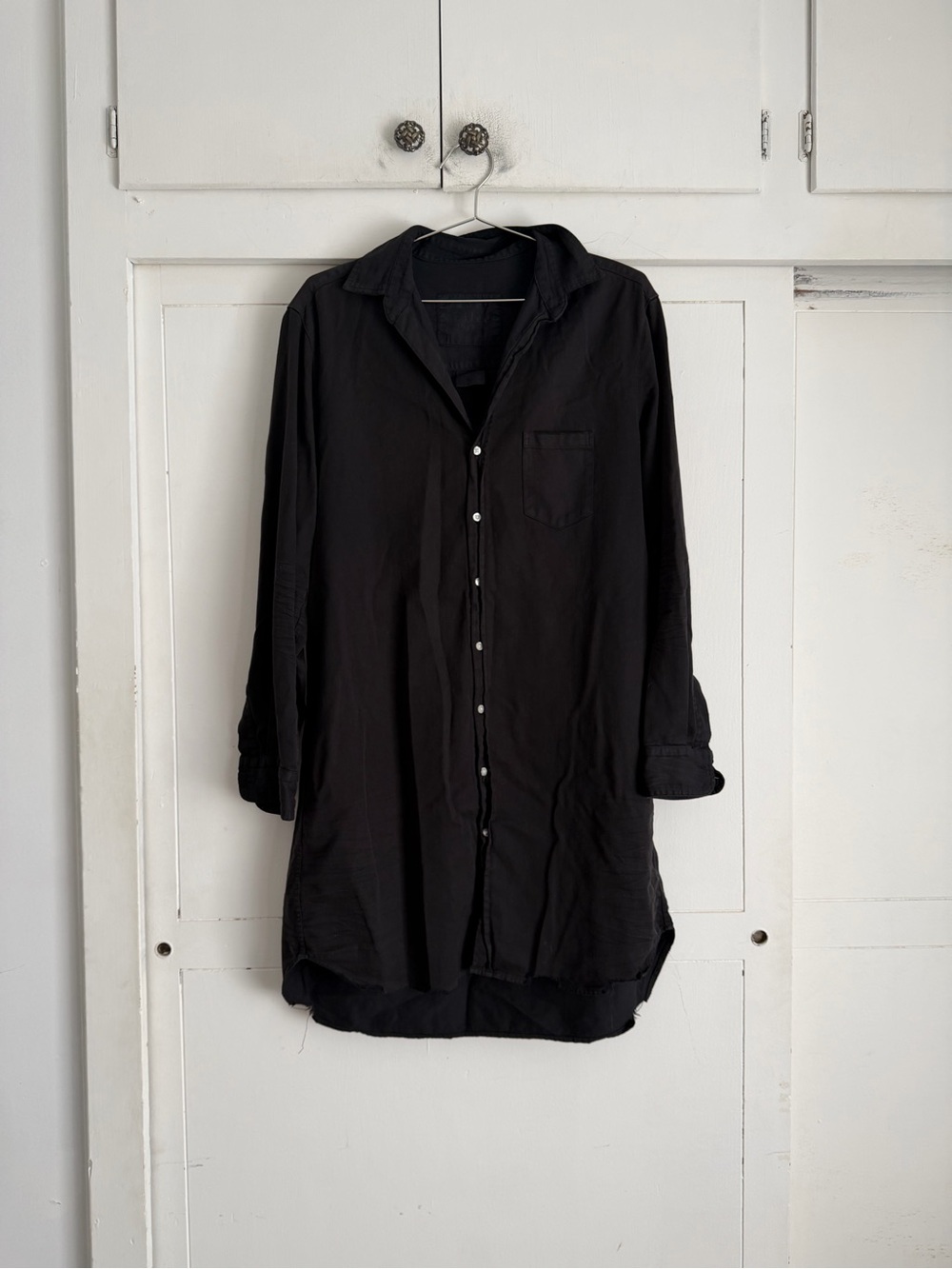 Frank & Eileen Mary Famous Denim Classic Shirtdress - Black